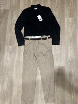 Nová košile Zara + kalhoty H&M