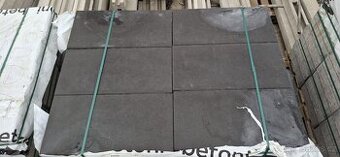 Výprodej- dlažba plošná MODERN 60x30x5cm antracit - 2.jakost