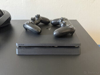 PlayStation 4 Slim 500GB + 2 ovladače