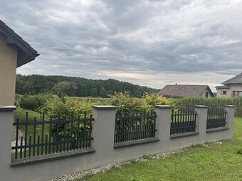 OPLOCENÍ, Posuvná brána, branka, 7 plotových výplní