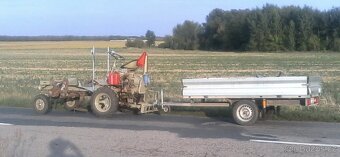 malotraktor s korbou