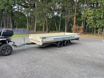Brždený přívěs Henra 2700 kg, 185x400 cm, nová stk