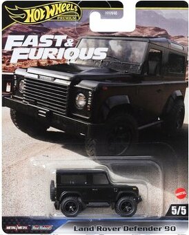 Hot Wheels Premium - FandF - Land Rover Defender 90 - NOVÉ