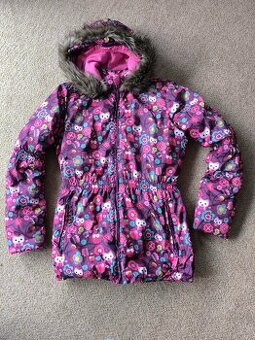 Krásná dívčí zimní lyžařská bunda zn. Lewro - vel. 164/170