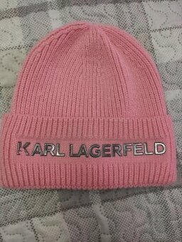Dívčí zimní čepice Karl lagerfeld 86 - 128 vel.