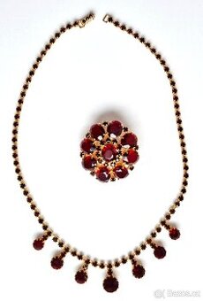 Prodám dámský náhrdelník a brož