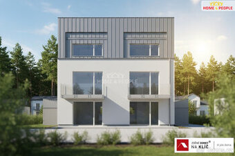 Novostavba bytu 3+kk v centu Luhačovic o výměře 87,75 m2 s t