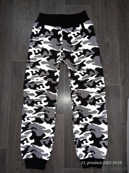 nové zimní reflexní sofshell kalhoty 140-146 - 1