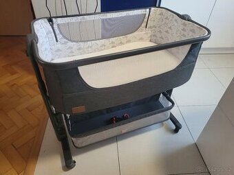 Lionelo 3 v 1 Timon Graphite cestovní postýlka