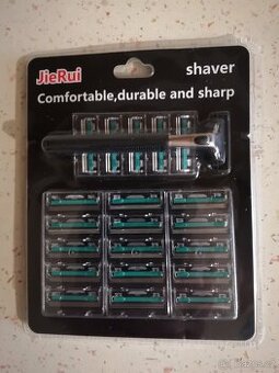 Holící strojek s 20 dvoubřitými žiletkami