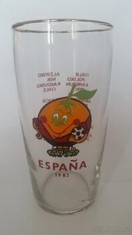 Pivní sklenice 0,5L MS fotbal Španělsko 1982