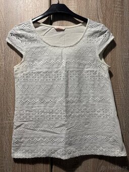 Bílé tričko CAMAïEU