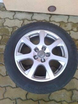 Alu kola Audi 5x112 R17 s pneu 225/55 R17