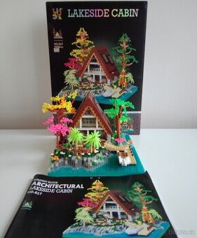 Stavebnice s chatkou u jezera, 2688 dílků