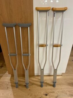 Podpažní berle, výškově nastavitelné