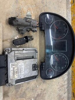 Audi A4 B7 jednotka motoru, budiky, klic, zamky