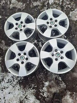 Alu kola 5x112 originál Škoda Octavia II R15