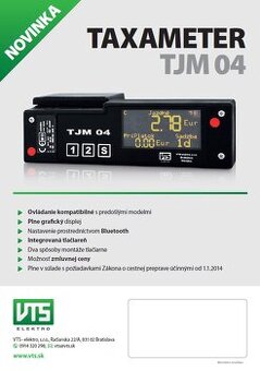 Taxametr Bratislava TJM -04