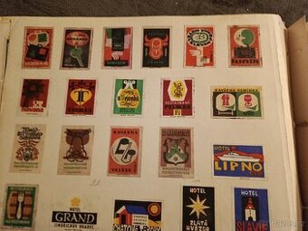 Nabízím cca 2000 kusů nálepek ze sirek a jiných etiket