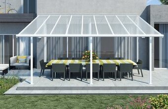 Sierra 5400 bílá 3 x 5,46 - hliníková pergola