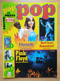 Pop 19/1975 s plakáty PINK FLOYD a BEATLES