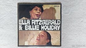 Ella Fitzgerald a Billie Holiday, LP od Amigy, - 1