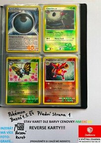 Kusové karty TCG Pokémon STARÉ 10-15LET (ORIGINÁL) - 1