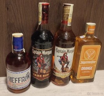 Alkohol - Jägermeister, Captain Morgan, Heffron