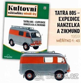 Prodám model Tatra 805 1:43 Zikmund a Hanzelka