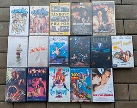 VHS kazety a DVD