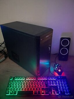 Herní PC i5-7400 16GB RAM 180 GB SSD 1,5TB HDD GTX1050Ti