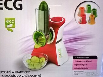 Elektrické struhadlo ECG Nové pro Zdravou výživu
