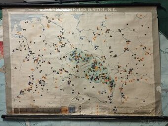 Školní mapa Naše země do 5. stol.