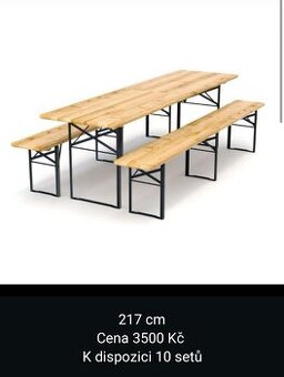 Nový pivní set 217 cm v originálním balení