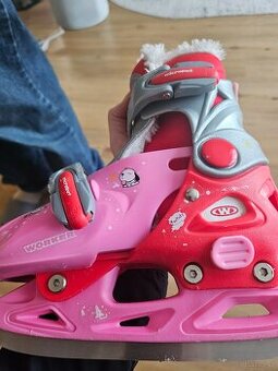 Lední brusle dětské dívčí velikost 29-32