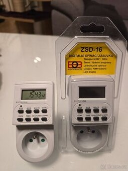 Digitální spínací zásuvka ZSD-16 (2ks)