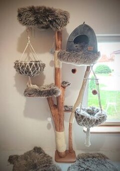 Luxusní kočičí strom, škrabadlo