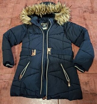 Dívčí zimní kabát vel. 122 zn. C&A