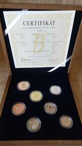 Sada oběžných mincí 2024 - PROOF - dřevěná etue