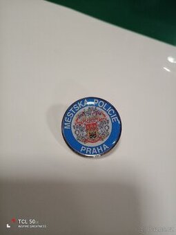 Brož (odznak) městská policie Praha.