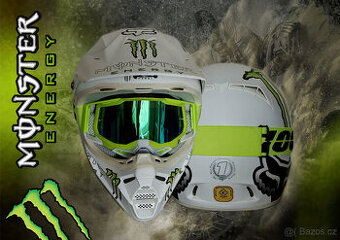 Fox V3 Ricky Carmichael Monster Pro Matte 12 Helmet (vel. L)