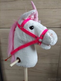 Nový - Jednorožec na tyči s kolečkama, se zvukem