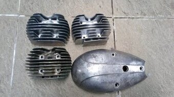 Hlava válce, víko motoru Pionýr