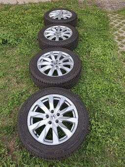 ALU DISKY HONDA CRV S PNEUMATIKAMI 225/60 R18 LETNÍ