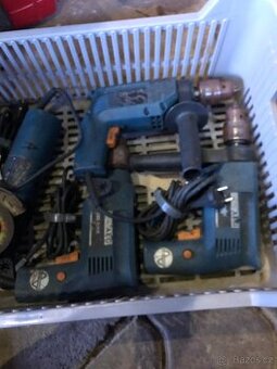 Různé vrtačky a rozbrušovačky