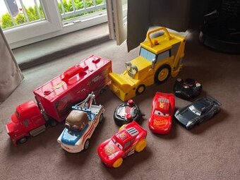 Přepravní McQueen auta/garaze+auticka Auta dálkové ovládání