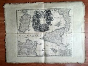 Mapa Sicílie, SEUTTER MATTEUS 1745