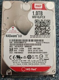 WD Red 1TB 2.5", WD10JFCX
