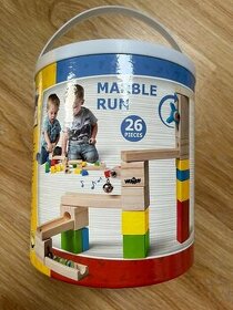 Marble Run - dřevěná kuličková dráha 26 ks