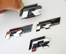 VW R-line napisy znaky loga
